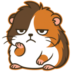 可愛又胖呼呼的天竺鼠(情緒滿滿篇)