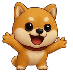 Animated Shiba Inu stickers