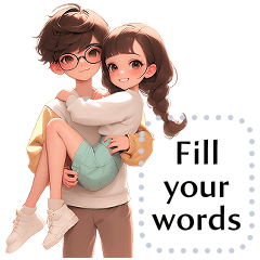 Message Stickers (Love Couples 4) EN