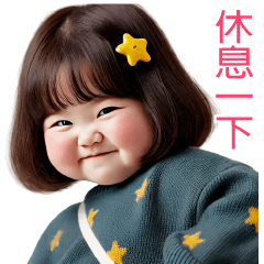 Chubby Girl Funny face130(MINI)TW