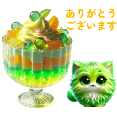 Sparkling sweets & Colorful cats
