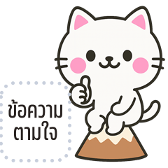 Message Stickers: The Funny Cat