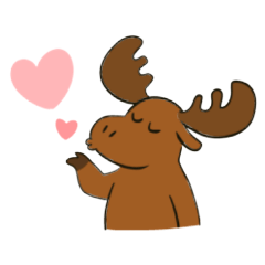 駝鹿的花式送愛