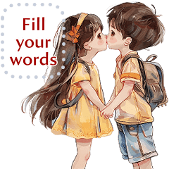 Message Stickers (Love Couples 7) EN