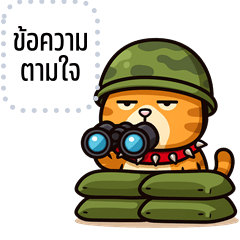 Message Stickers: Cheeky Orange Cat