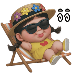 Chubby Little Girl Loves Yellow