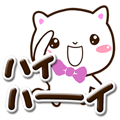 Very cute white cat117