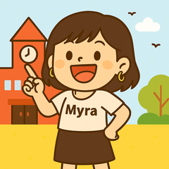 我是Myra!