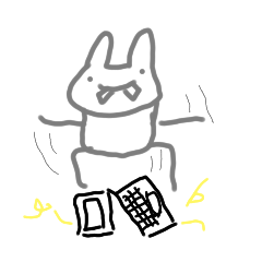 暴牙兔上班人生吖