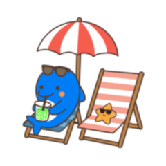 Daily stamps of dolphins and starfish