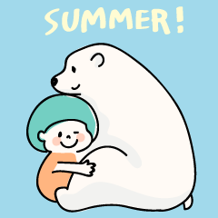 Easy to use summer stickers