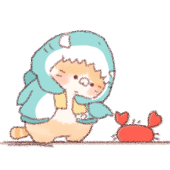 【夏】サメ！パーカー動物8