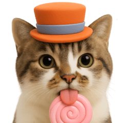 応援する猫さん✳︎デカ文字で伝わりやすい