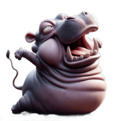 Hippo Has Given Up Struggling