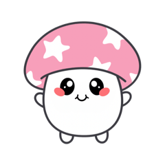 Stiker Jamur Imut - Stiker LINE | LINE S…
