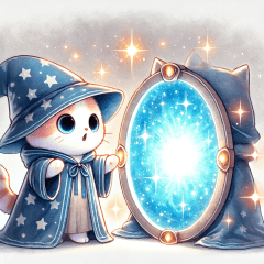 魔法ねこ、今日も大活躍