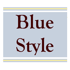 Blue Bubble Style