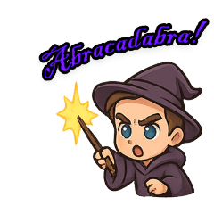 the wizard casts the spell