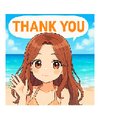 BEACH GIRL【MIXセット】 - LINE スタンプ | LINE STORE
