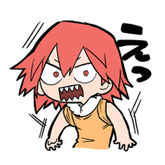 バクゴーとキリシマのスタンプ