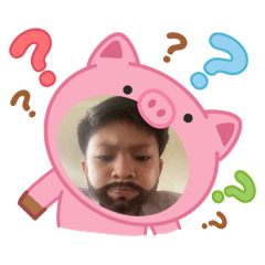Fat pork sticker