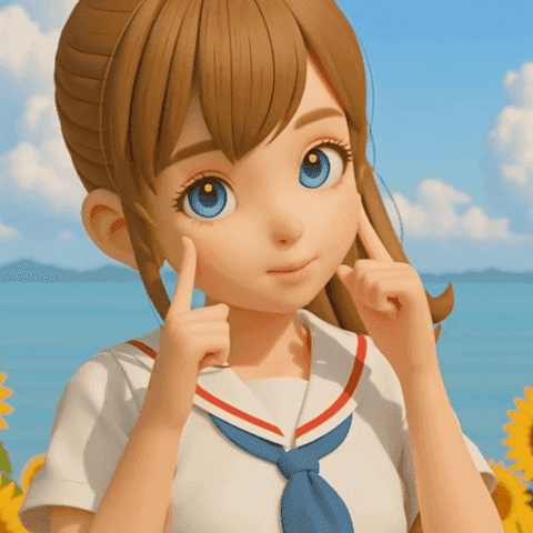 A girl raised on a remote island Pop-up