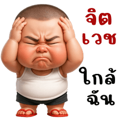 Kaitom cheeky boy (Big Stickers)