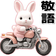 敬語♡バイク好き　うさぎ