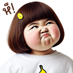 Chubby Girl Funny face133(MINI)