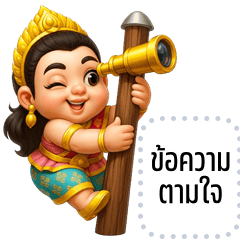 Message Stickers: Chubby NangKwak