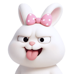 とぼけた顔のウサギ (NTZ) - LINE スタンプ | LINE STORE とぼけた顔のウサギ (NTZ) - LINE スタンプ | LINE STORE