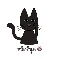 Karakade the black cat