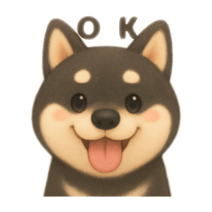 Tiny Kuroshiba: Mood Stickers
