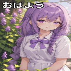 Lavender Calm Smile Purple Braid