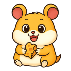 Super cute Macky the Chubby Hamster (TH)
