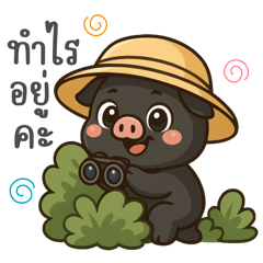 หมูน้อยคุโระ: น่ารัก แสนซน