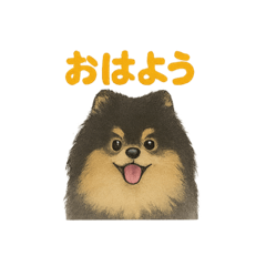 Mofumofu Tete mood Pome stamp