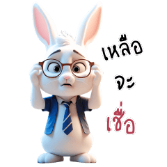 Cute white rabbit Big size