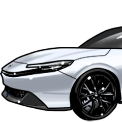 車(スポーツカー81)クルマバイクシリーズ