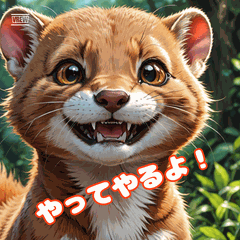 Emotional Weasel Stickers