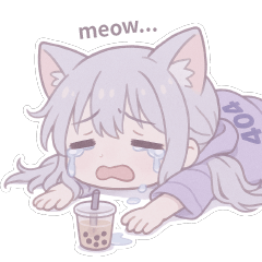 World-weary Meow Meow