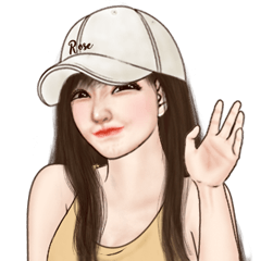 Rose daily life (long hair) no text