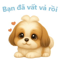Shih Tzu Stickers [Vietnamese]