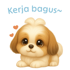 Shih Tzu Stickers [Indonesian]