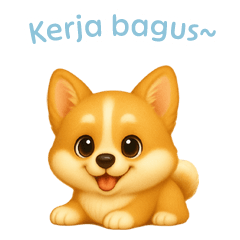 Corgi Stickers [Indonesian]