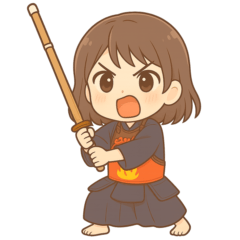 Kendo girl:Fiery Red
