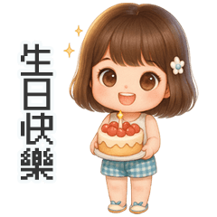 小可愛妹妹禮貌問候