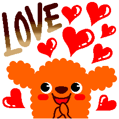 TOY POODLE -Brown- /A day for dogs