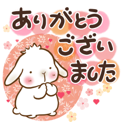 垂れ耳もちさま　白うさぎになっちゃった