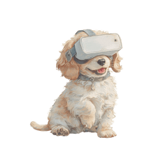 Game miniature dachshund